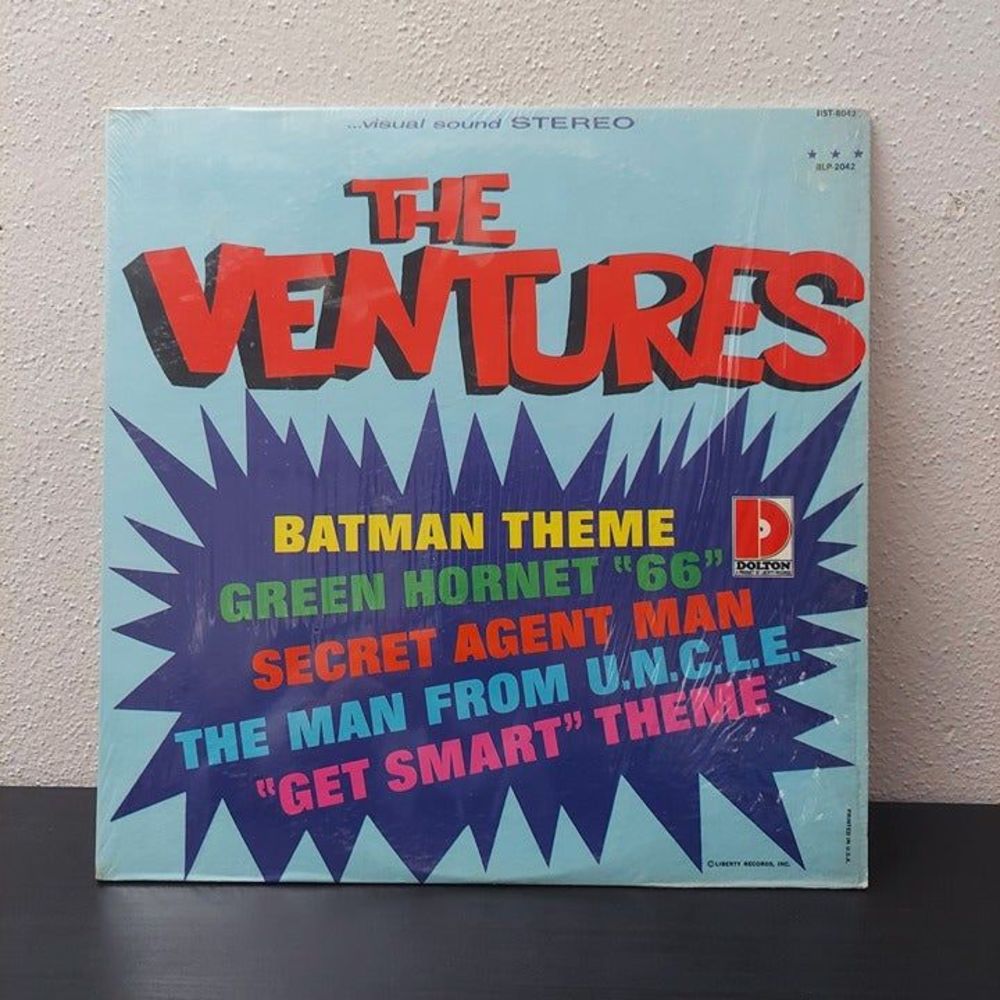 The Ventures Batman Theme Green Hornet Vinyl LP 1966 Dolton BST-8042 Record